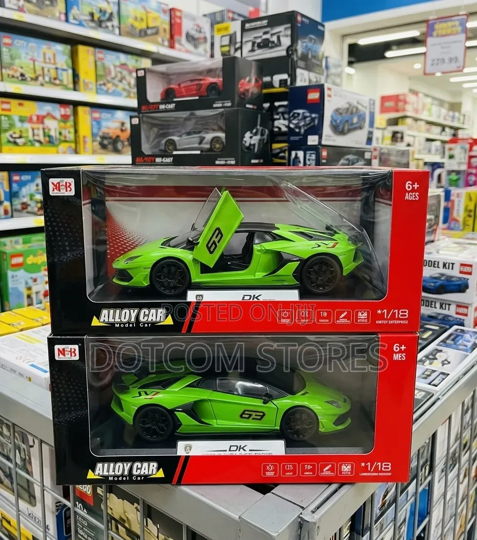 1:18 Scale Lamborghini Aventador SVJ 63 Alloy Metal Die-Cast Model Car