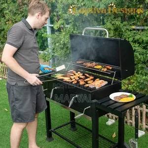 Charcoal Grills Extra Large Barbecue Grill Heavy Duty