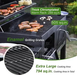 Charcoal Grills Extra Large Barbecue Grill Heavy Duty
