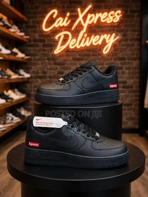 Nike Air Force 1 Low X Supreme 'Box Logo - Black'