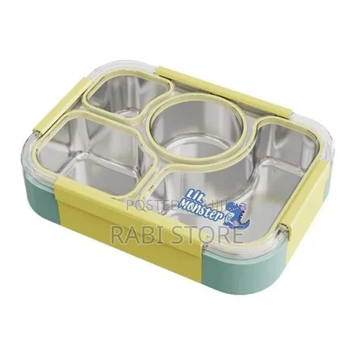 Multi-Compartment Stainless Steel Lunch Box