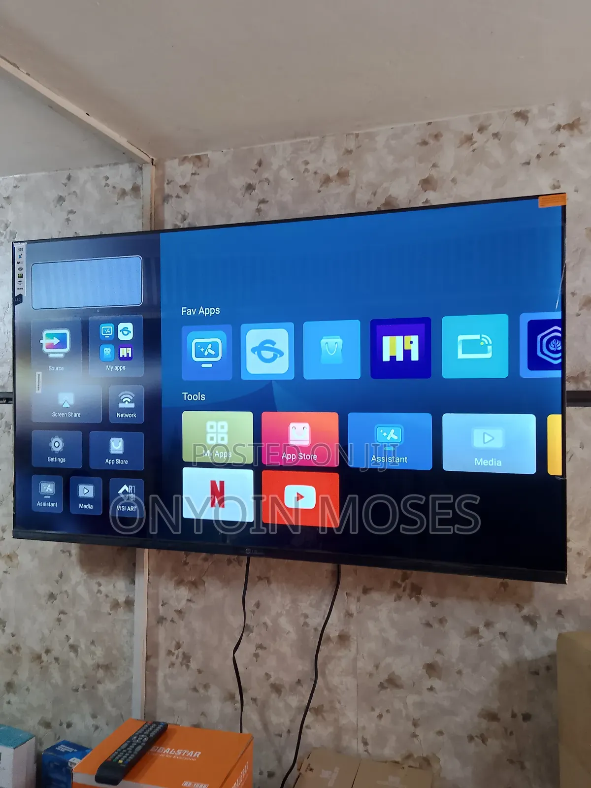 New LG 60 Inches LED Smart Android 4K TV
