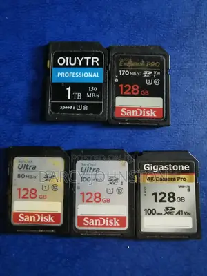 SD Cards Sandisk 128gb & 1Tb