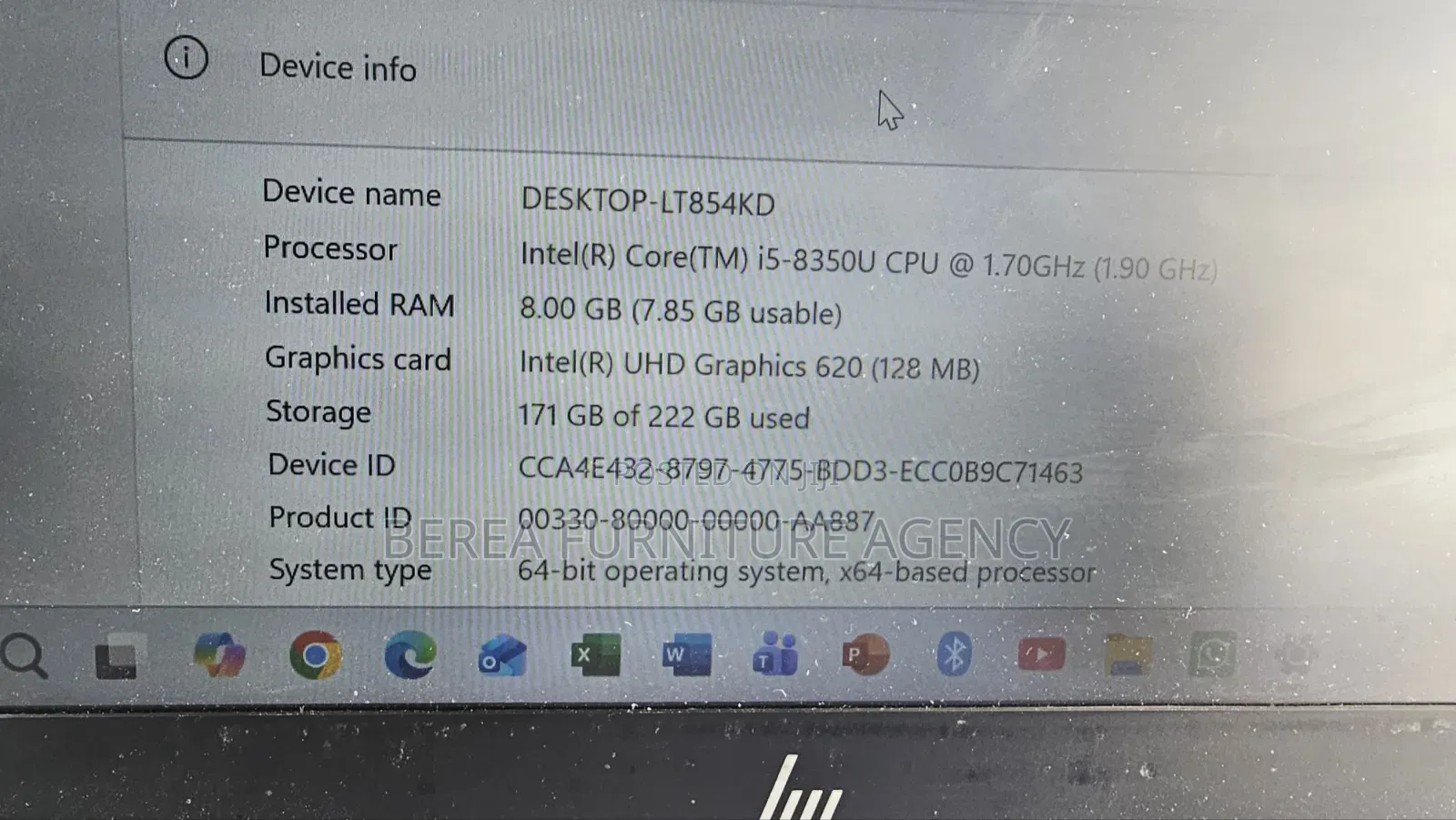 Laptop HP EliteBook 840 G5 8GB Intel Core i5 SSD 256GB