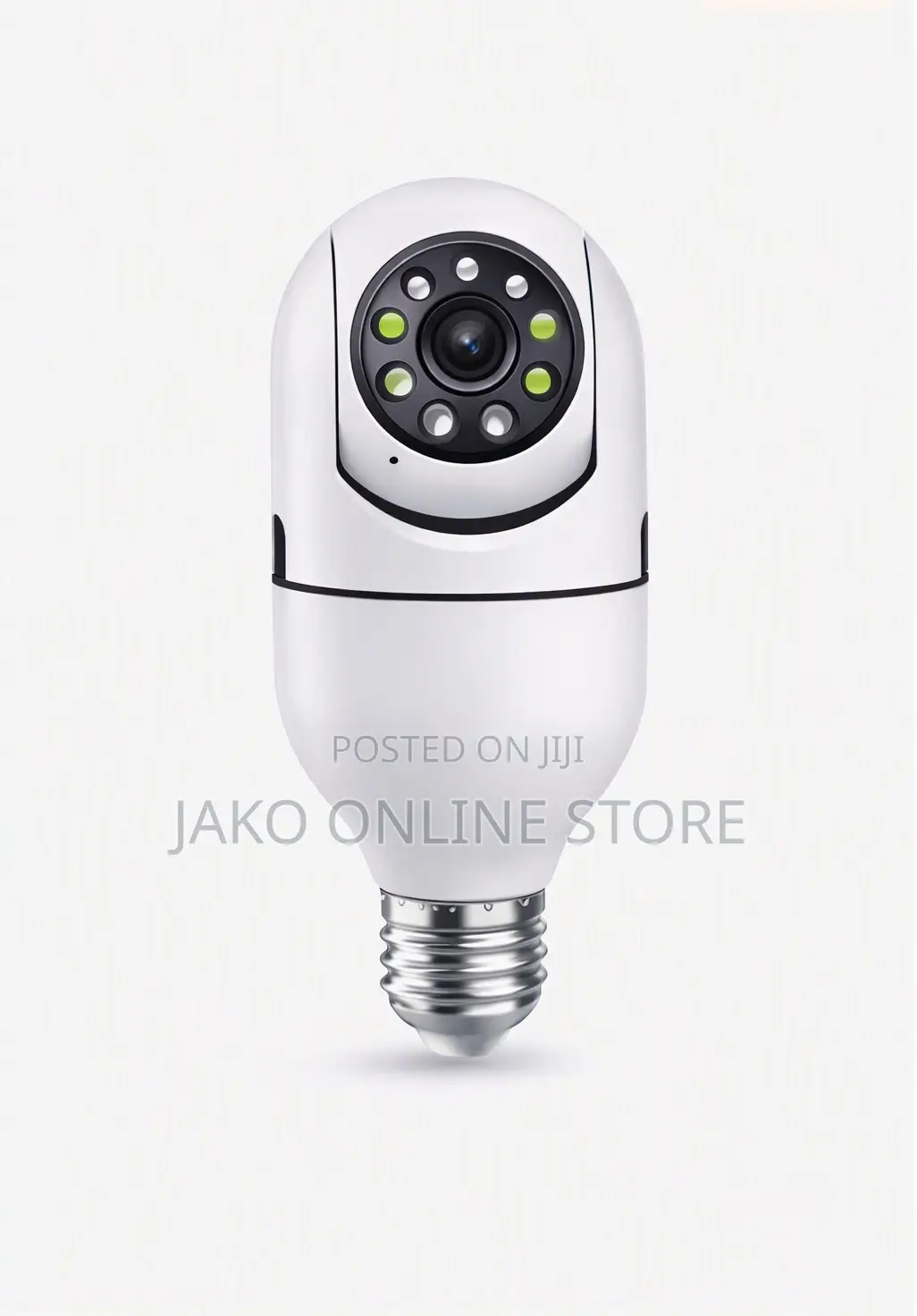 Smart Wi‐Fi Bulb Camera (360° Panoramic Security Light).