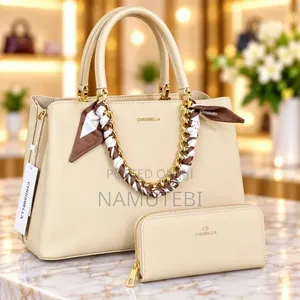 2pcs Chrisbella Handbags and Matching Wallet Set