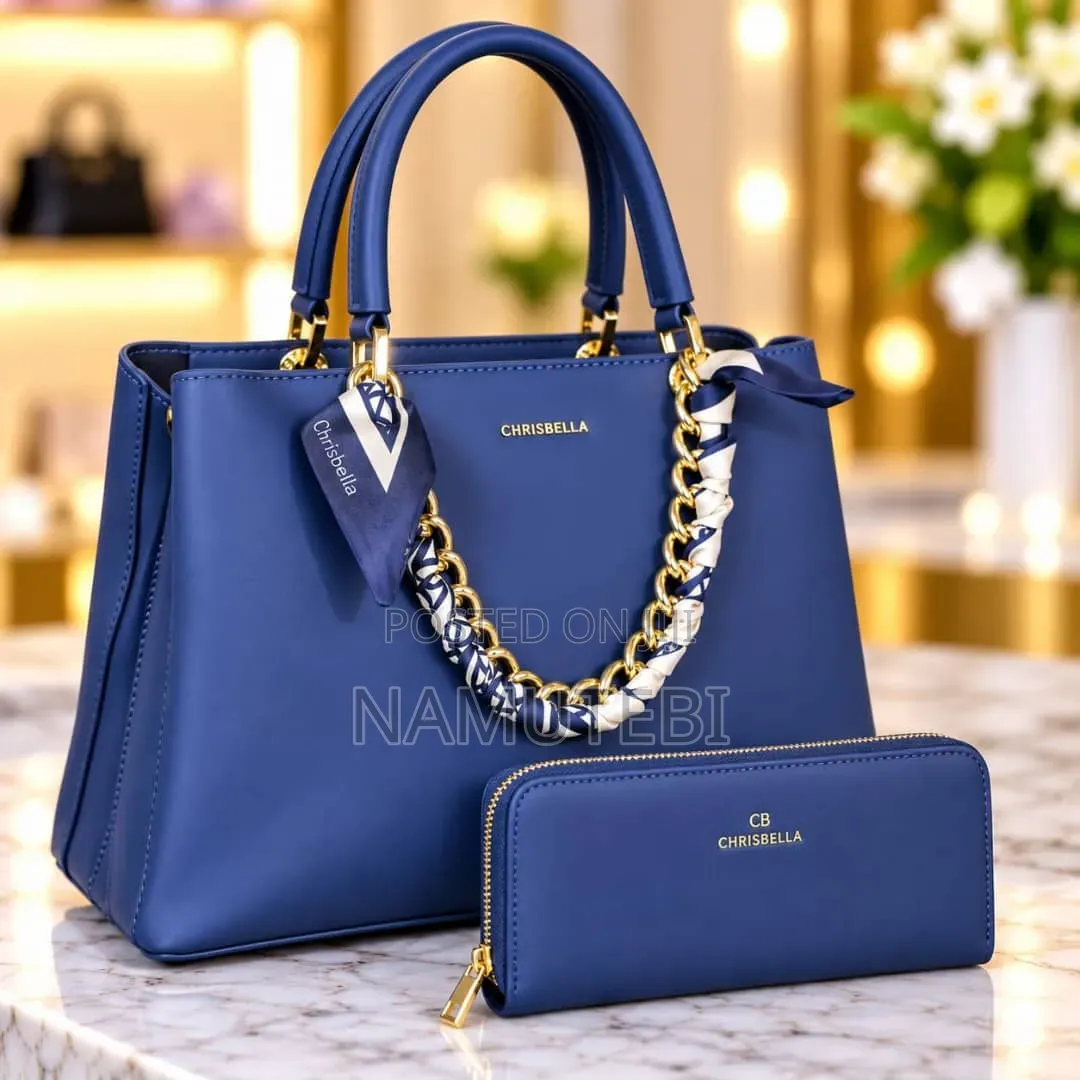 2pcs Chrisbella Handbags and Matching Wallet Set