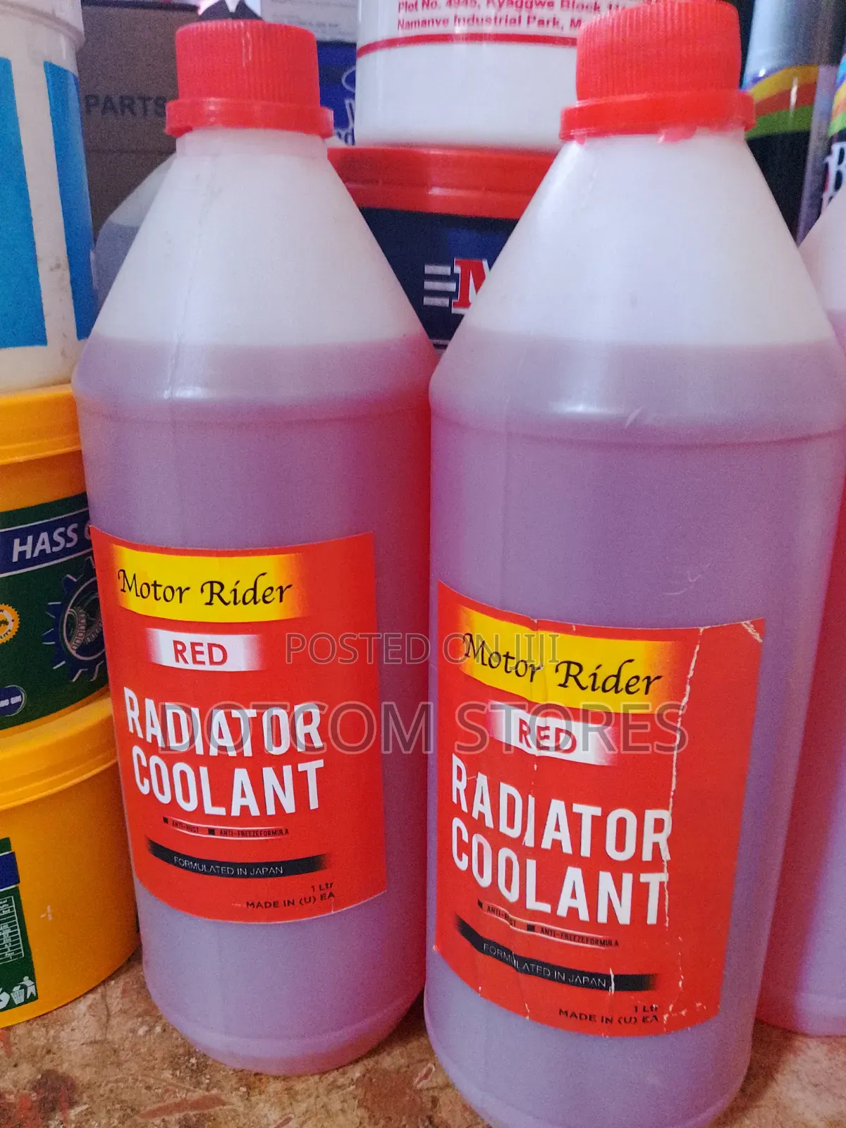 1pc Motor Rider Red Radiator Coolant (1 Liter Bottles)