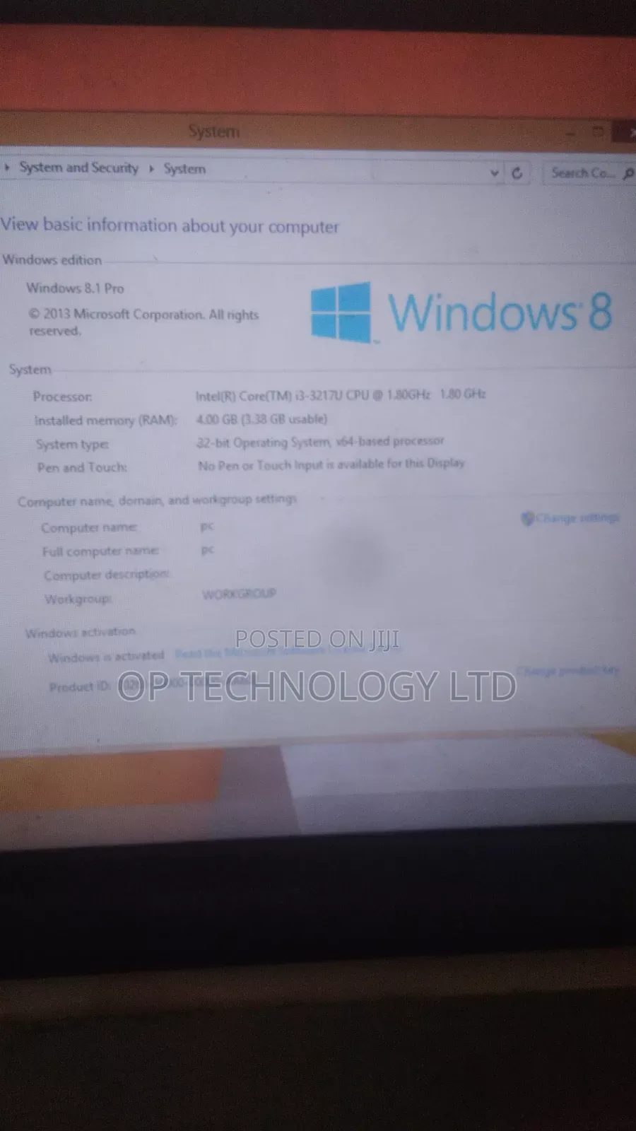 Laptop Dell Inspiron 14 4GB Intel Core i3 HDD 128GB