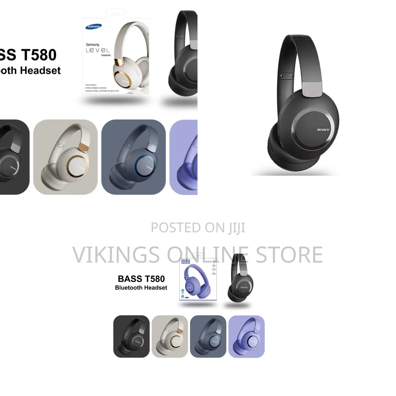 Sony WHCH T580 New Arrivals ANC Wireless Bluetooth Headphones Over-Ear