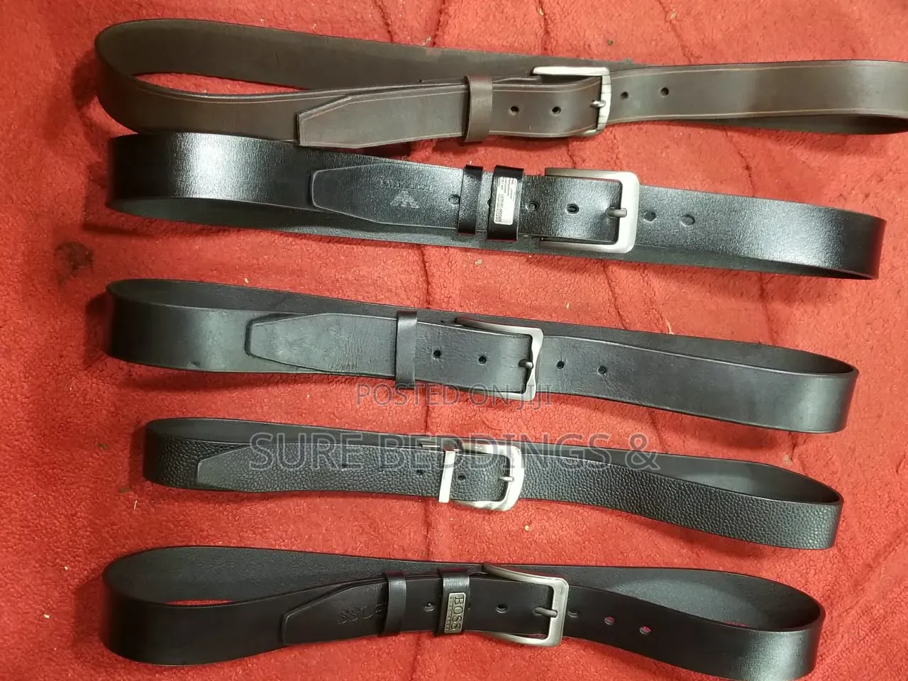 Assorted Leather Belts