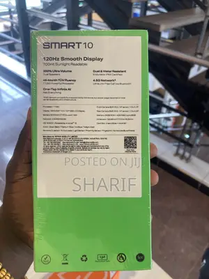 New Infinix Smart 10 64 GB Black