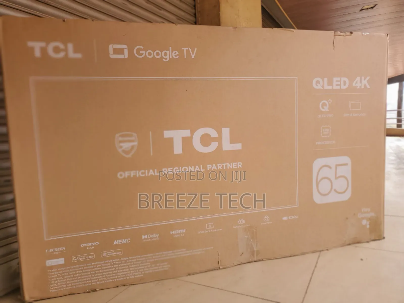 Google TV TCL 65" Qled