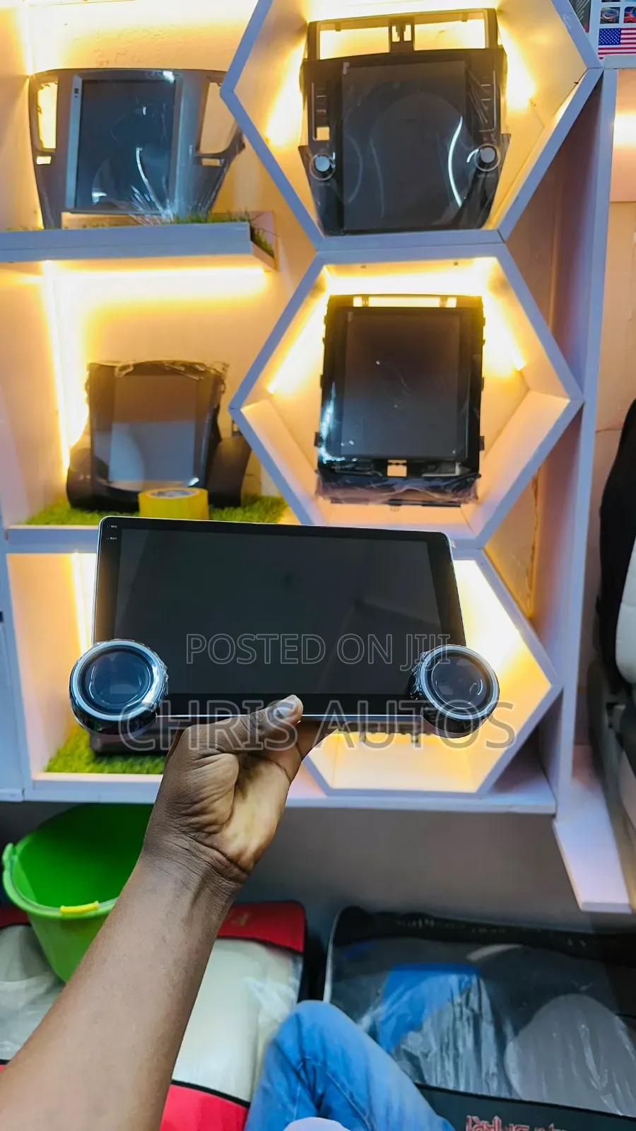 Universal Dual Knobe Android Car Screen ,Youtube ,Internet Td001