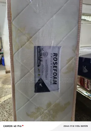 6*6*12 Inches. Rosefoam Mattress. High Density Smart