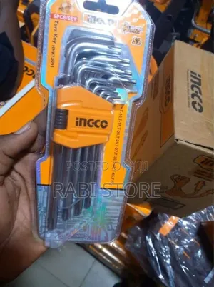9pcs Torx Extra Set. Long Arm Set Anki 9 Pieces Mushraf Long