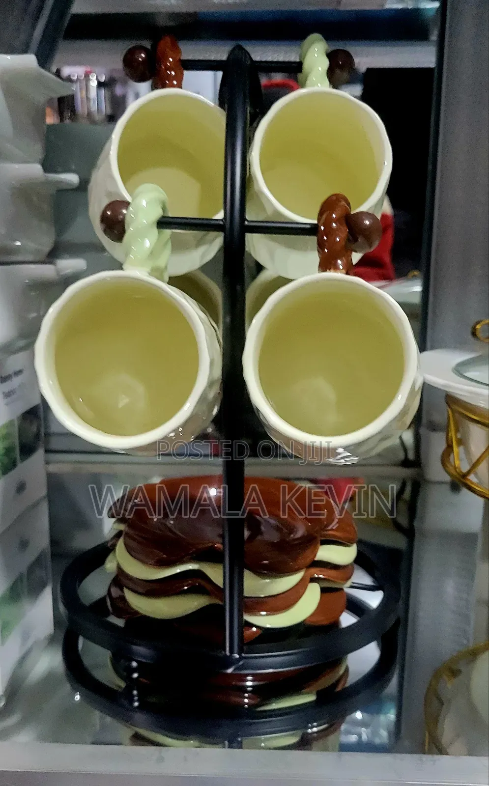 Ceramic 6 Mugs and 6 Saurcer