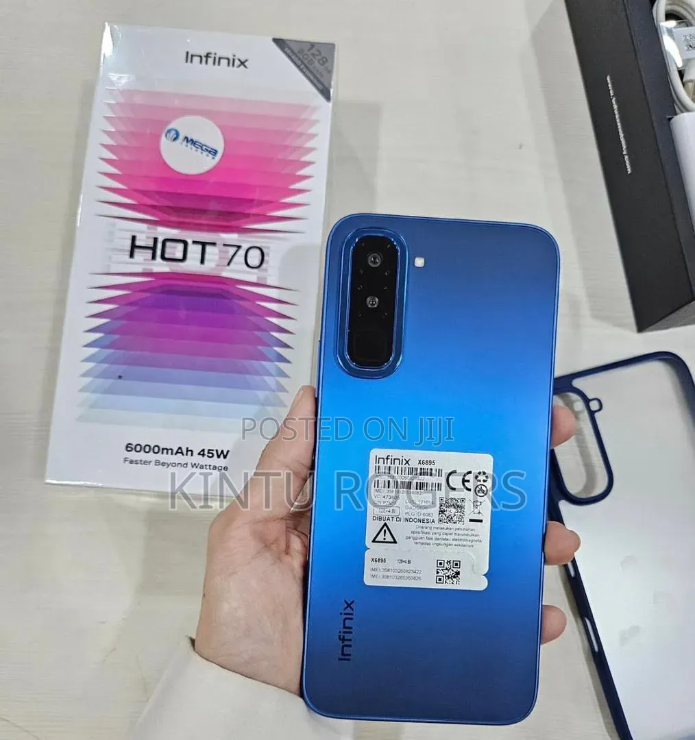 New Infinix Hot 70 128 GB Blue