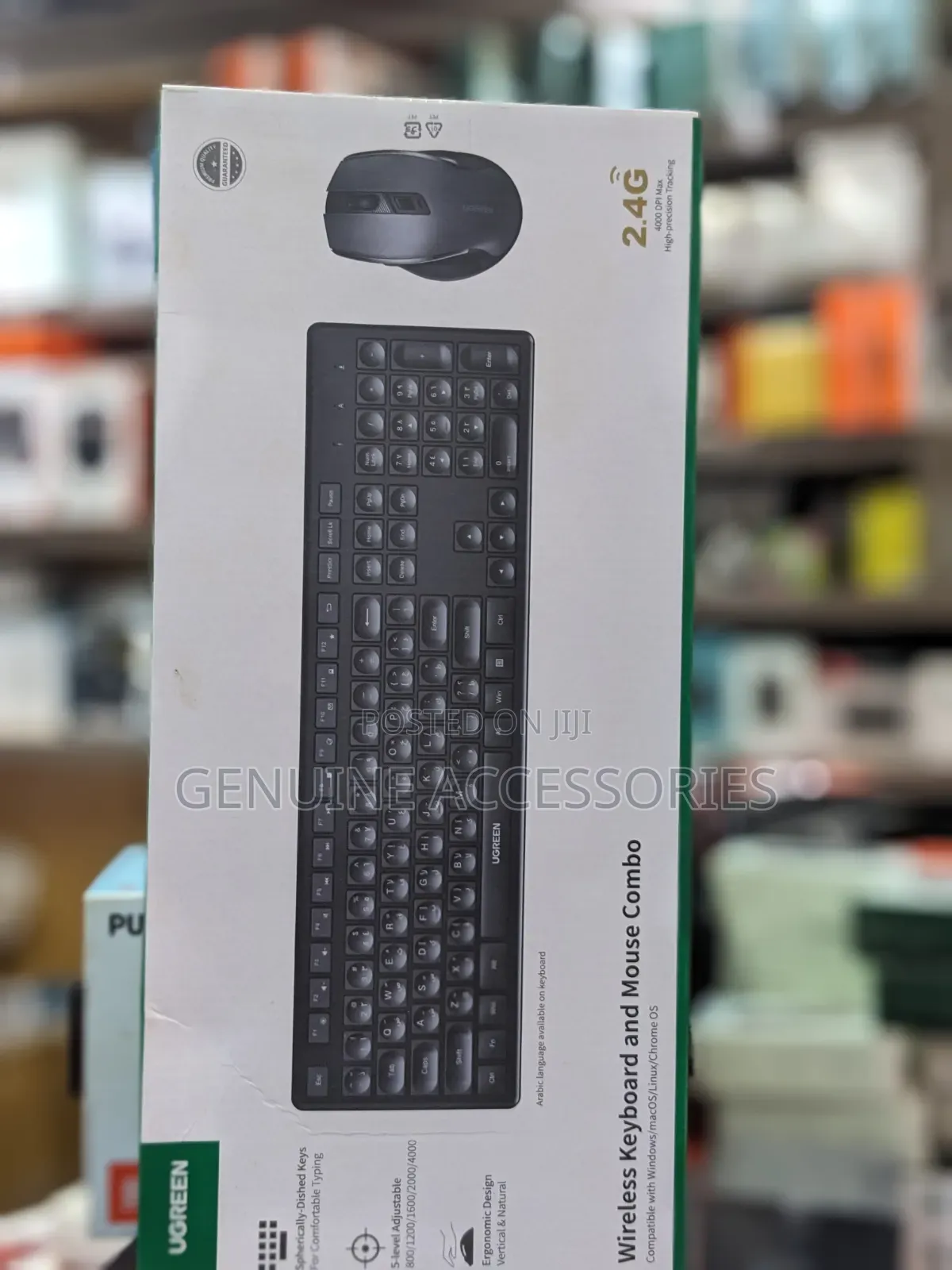 Ugreen Wireless Keyboard and Mouse Combo 2.4GHz