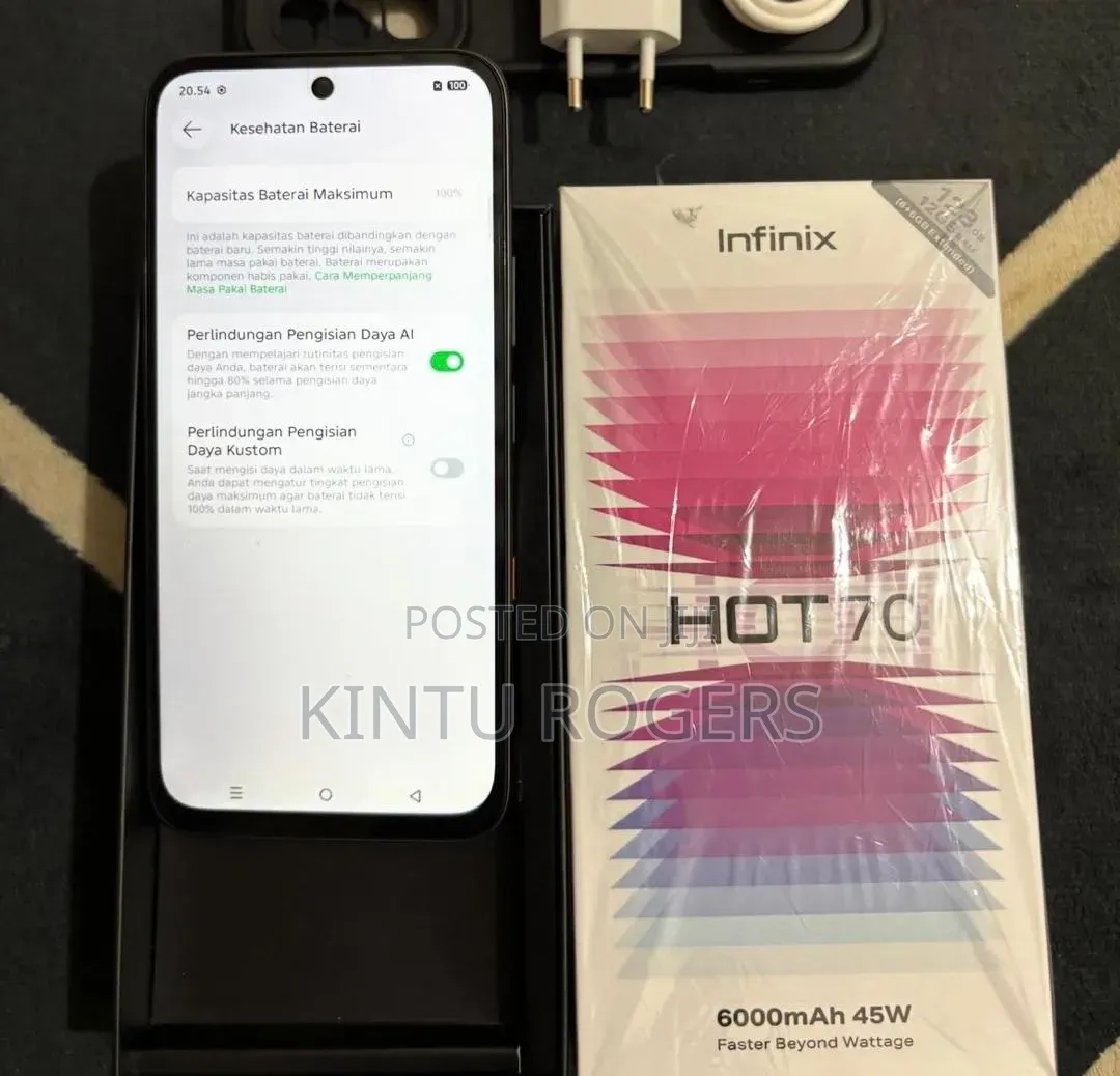 New Infinix Hot 70 256 GB Gray