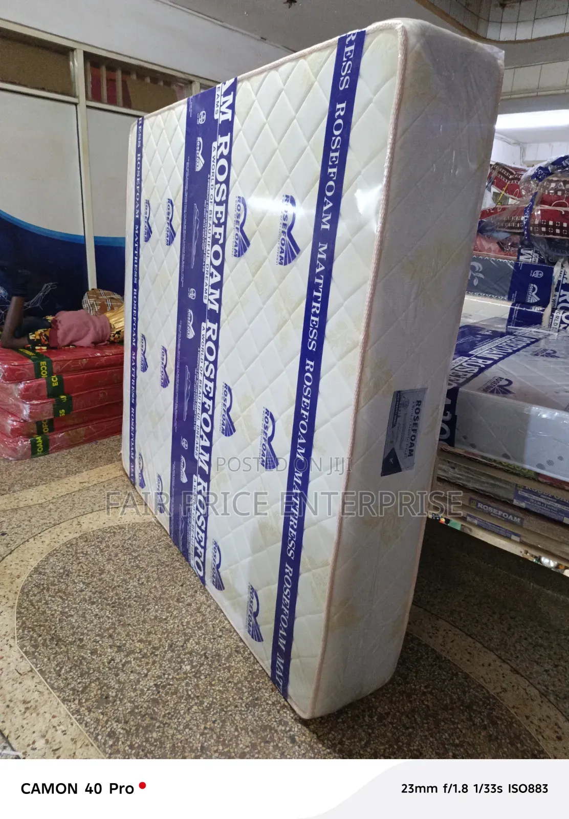 5*6*8 Inches. Mattress Rosefoam. High Density Smart
