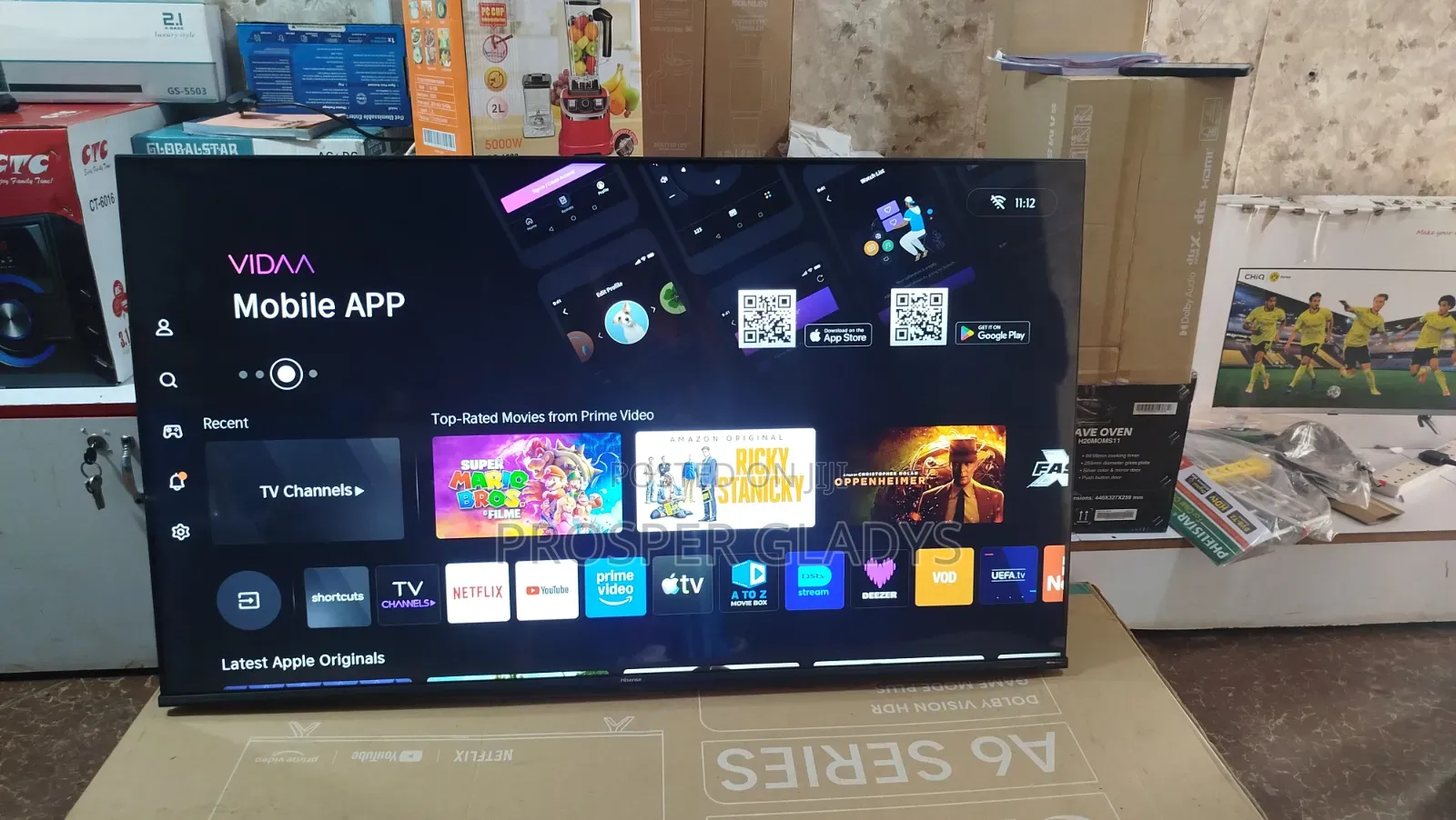 55 Inches Led Hisense Smart UHD Digital Flat Screen Flameless