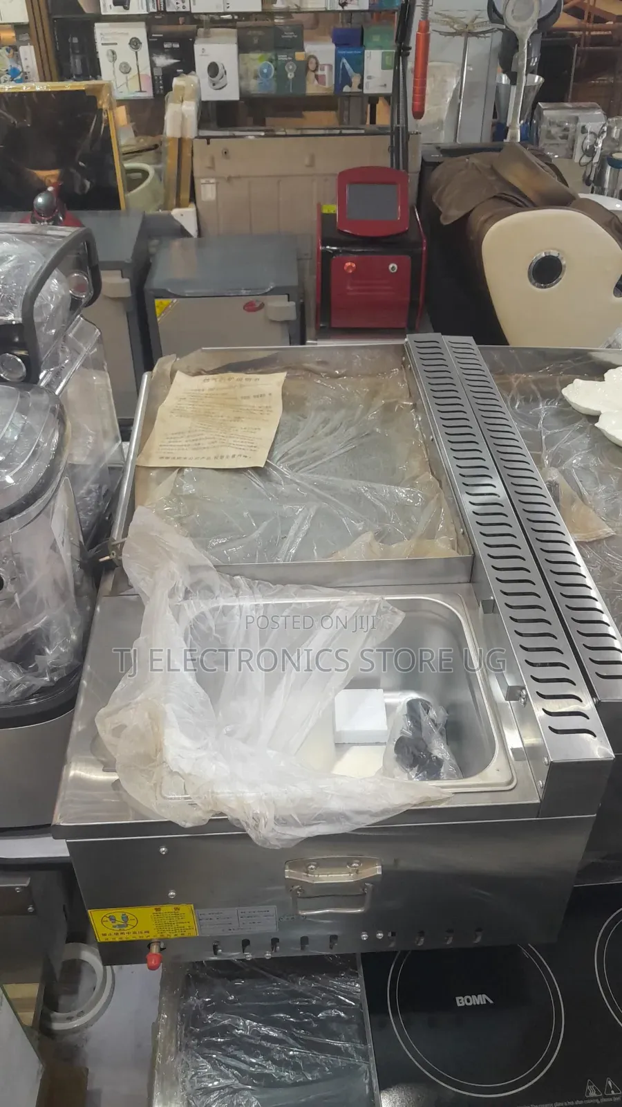Commercial Gas Griddle With Deep Fryer
