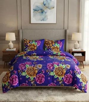 4Pcs 5x6 Duvets Made in Uganda- 1 Duvet,Bedsheet, Pillowcases