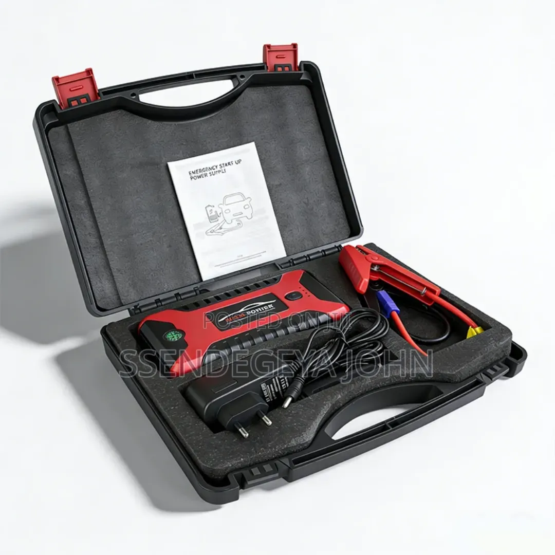High-Power Multi-Function Car Jump Starter and Power Bank Kit.