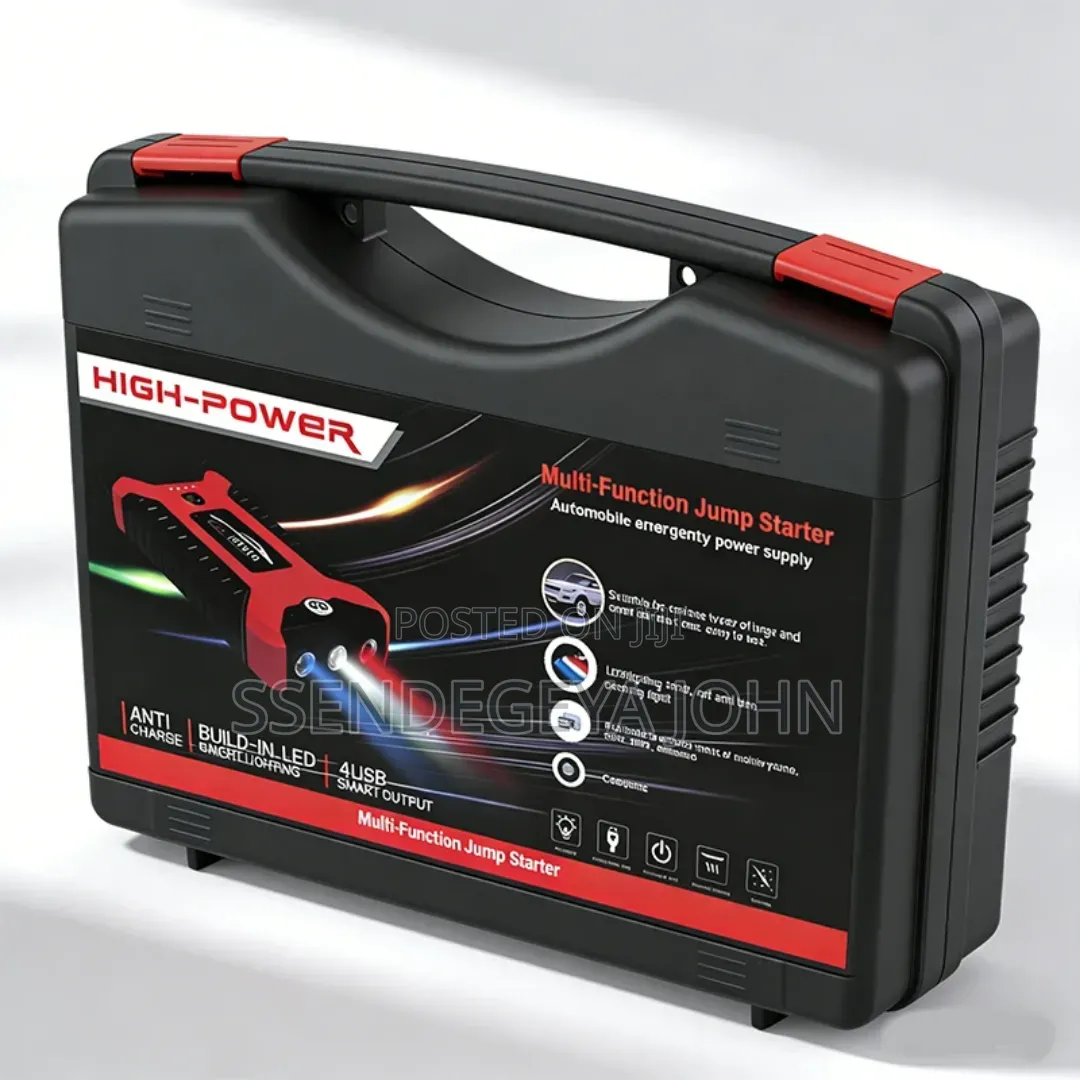 High-Power Multi-Function Car Jump Starter and Power Bank Kit.