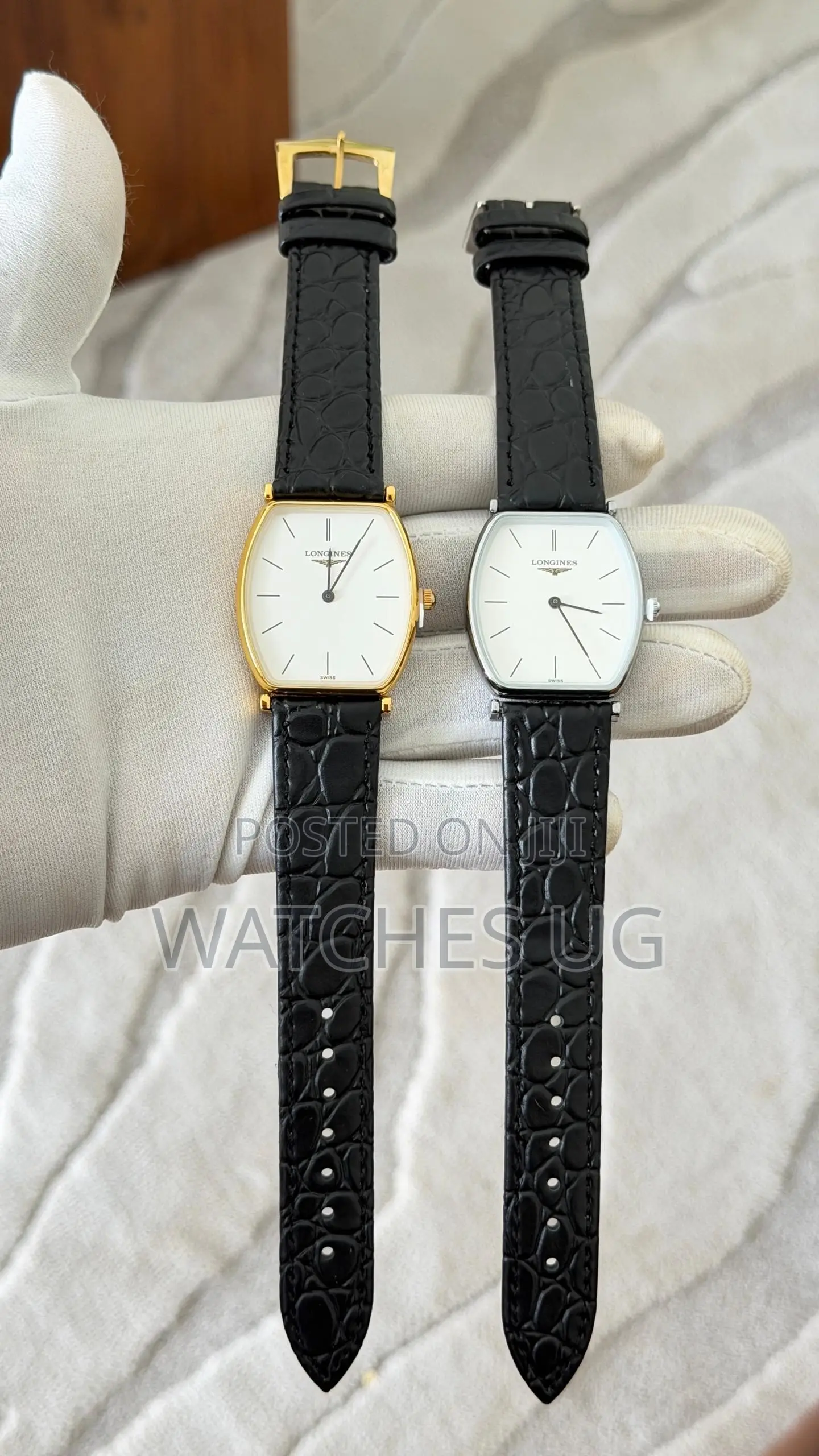 Black Leather Watches for Ladies