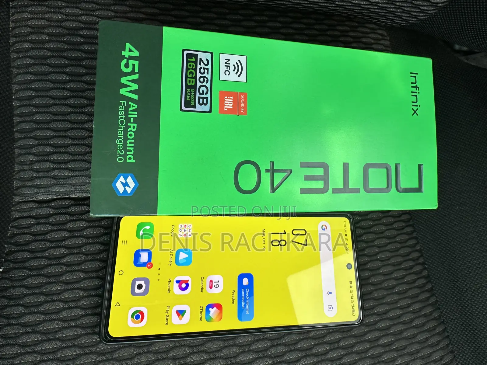 Infinix Note 40 256 GB Silver
