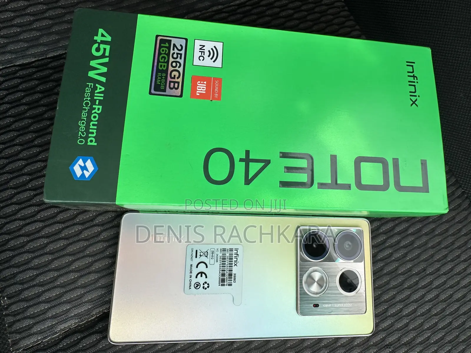 Infinix Note 40 256 GB Silver