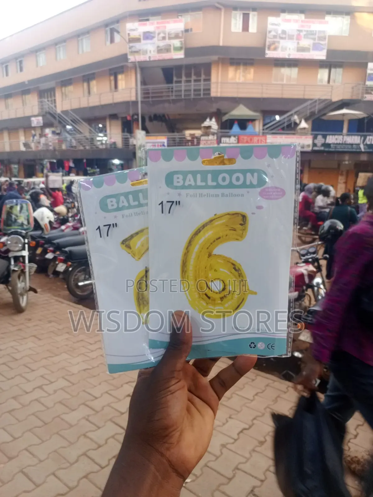 17-Inch Gold Foil Helium Number Balloons
