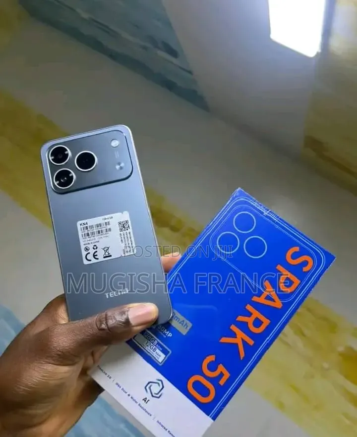 New Tecno Spark 50 128 GB Gray