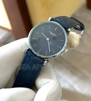 Longiv Watch Dark Blue Stripes