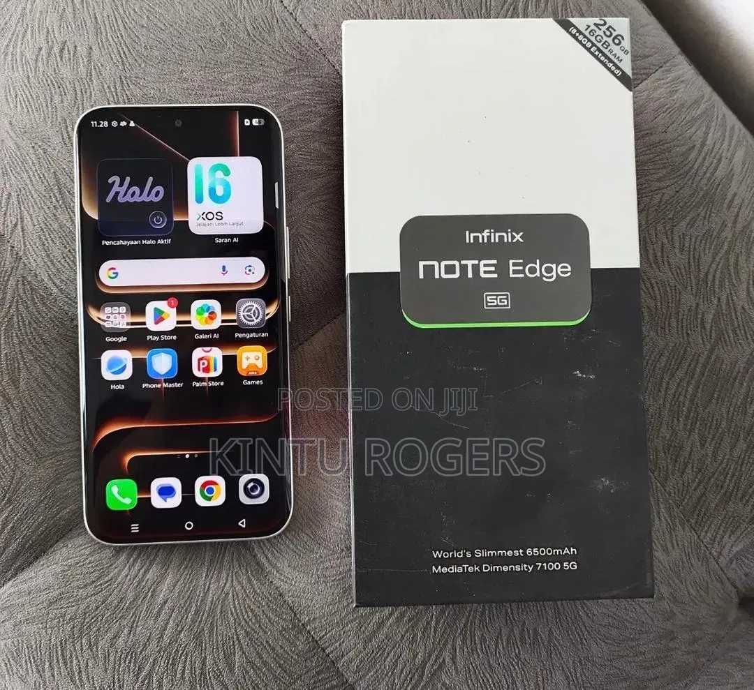 New Infinix Note Edge 256 GB Gray
