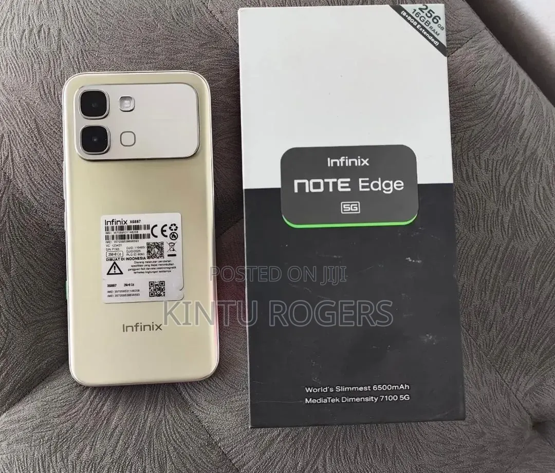 New Infinix Note Edge 256 GB Gray