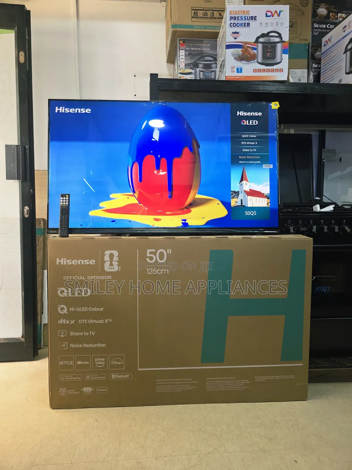 Brand New Hisense Qled Quantum Dot Display 50inches Vidaa Smart TV
