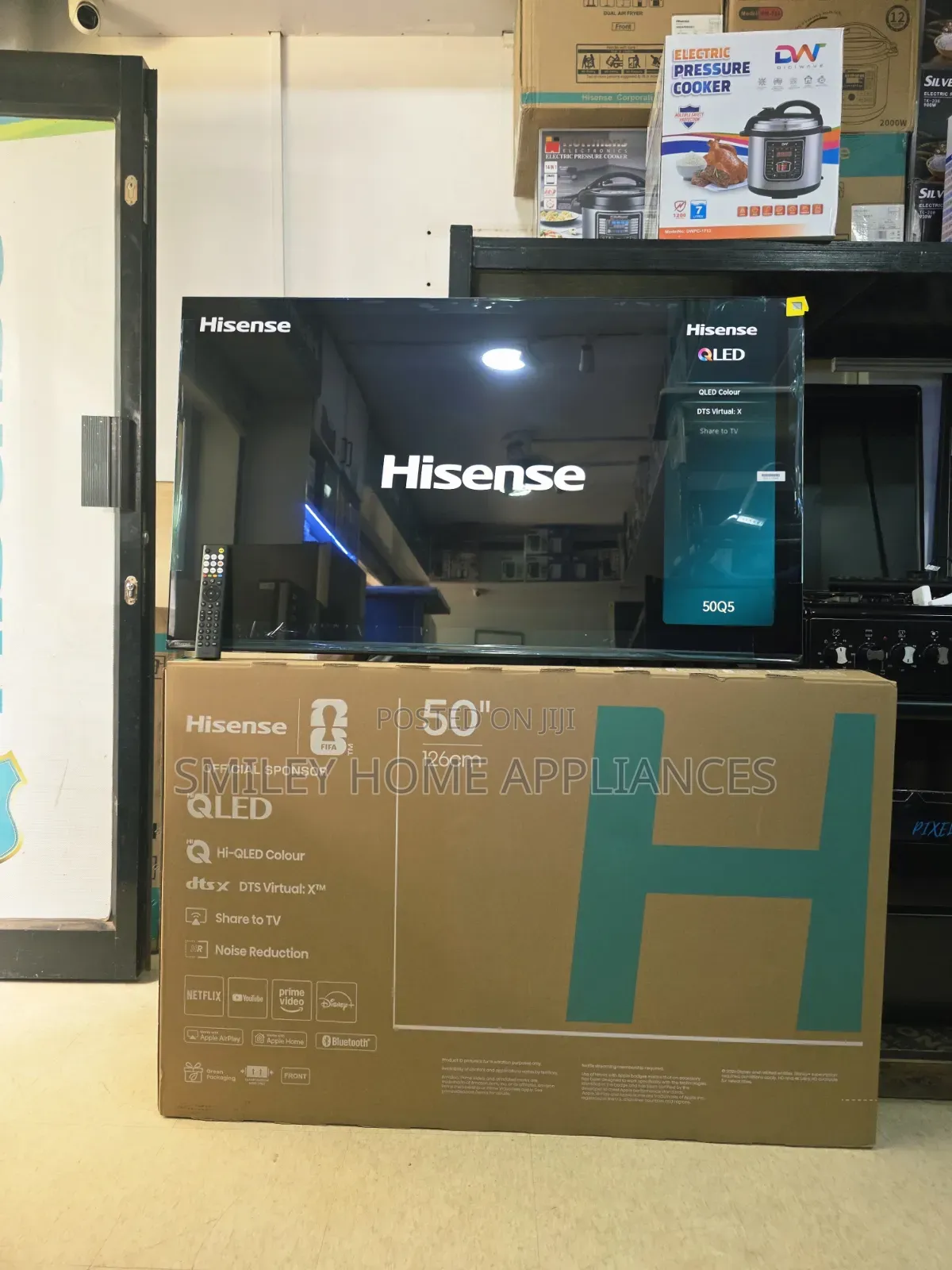 Brand New Hisense Qled Quantum Dot Display 50inches Vidaa Smart TV