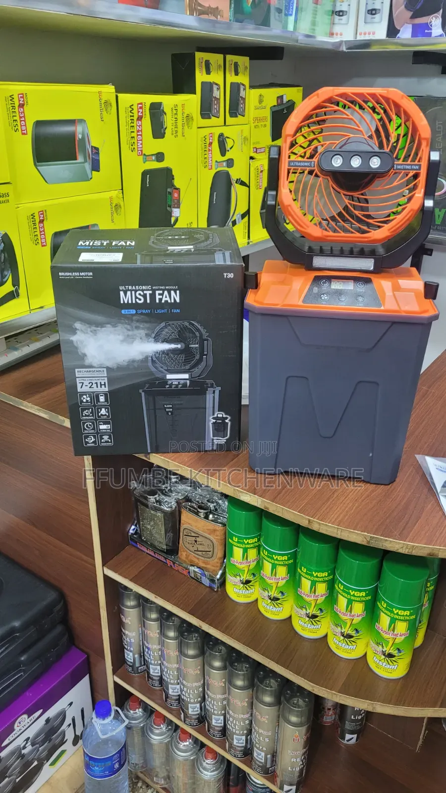 Rechargeable Mist Fan