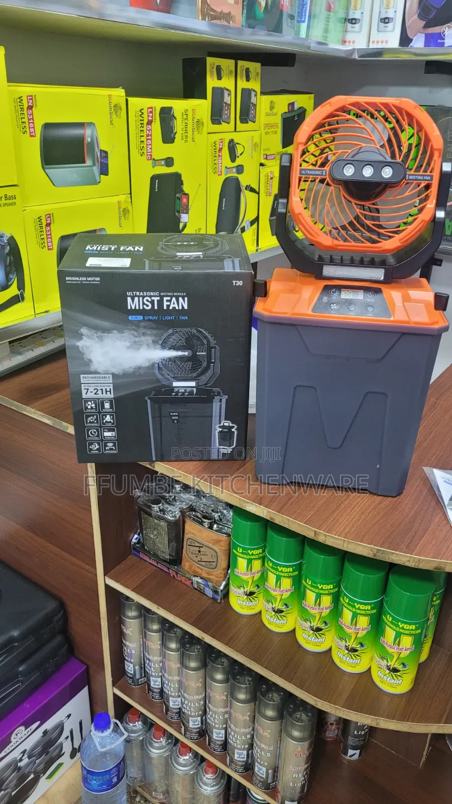 Rechargeable Mist Fan