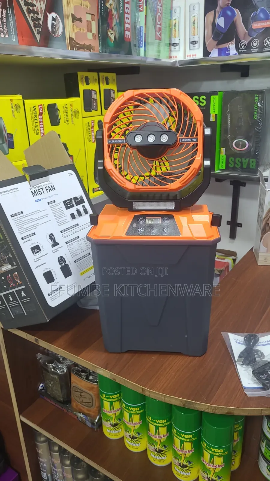 Rechargeable Mist Fan