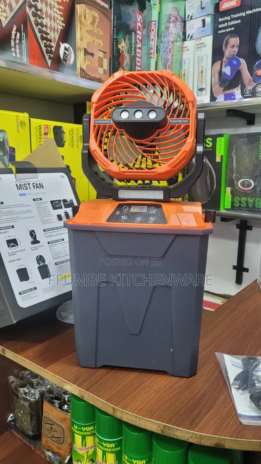 Rechargeable Mist Fan