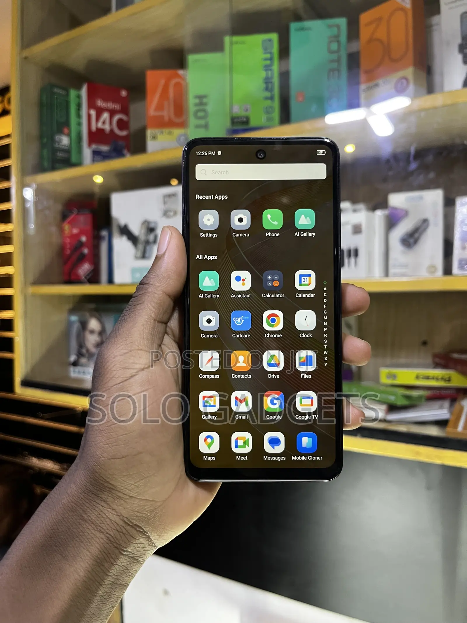 New Infinix Smart 8 64 GB Black