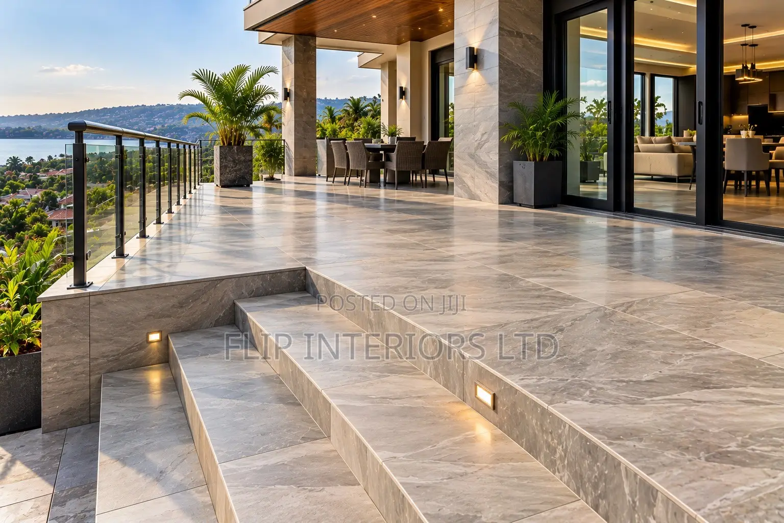 Premium Porcelain Tile Decking Installation