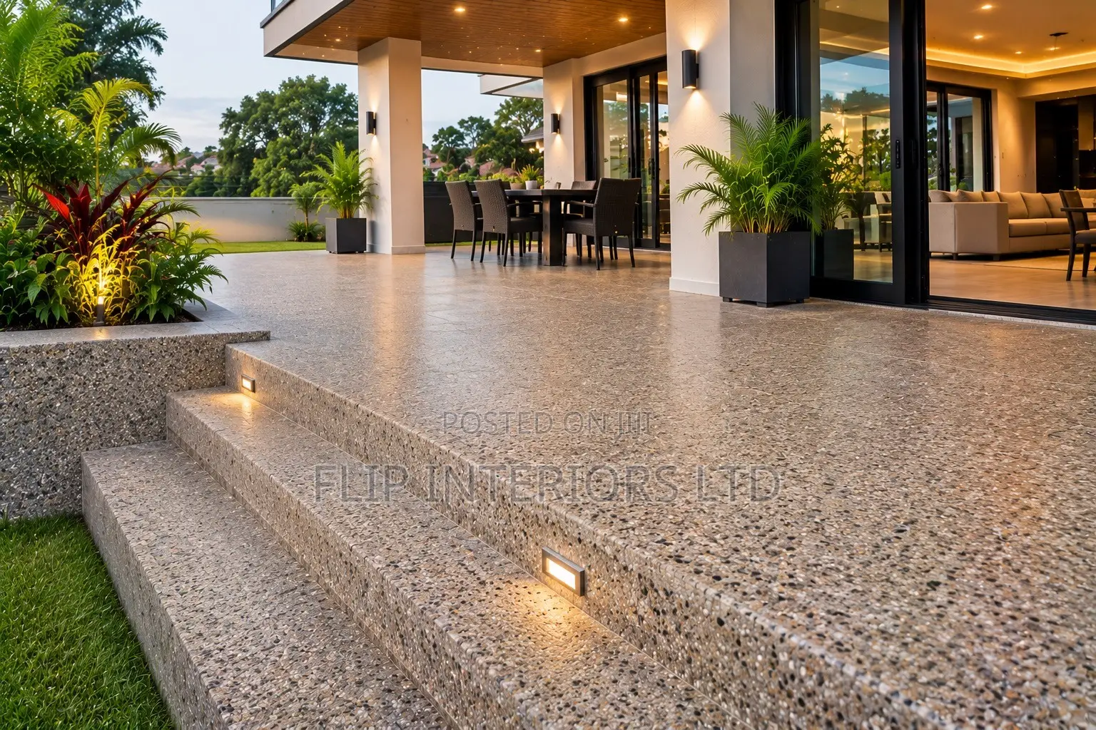Exposed Aggregate Concrete Decking Installation