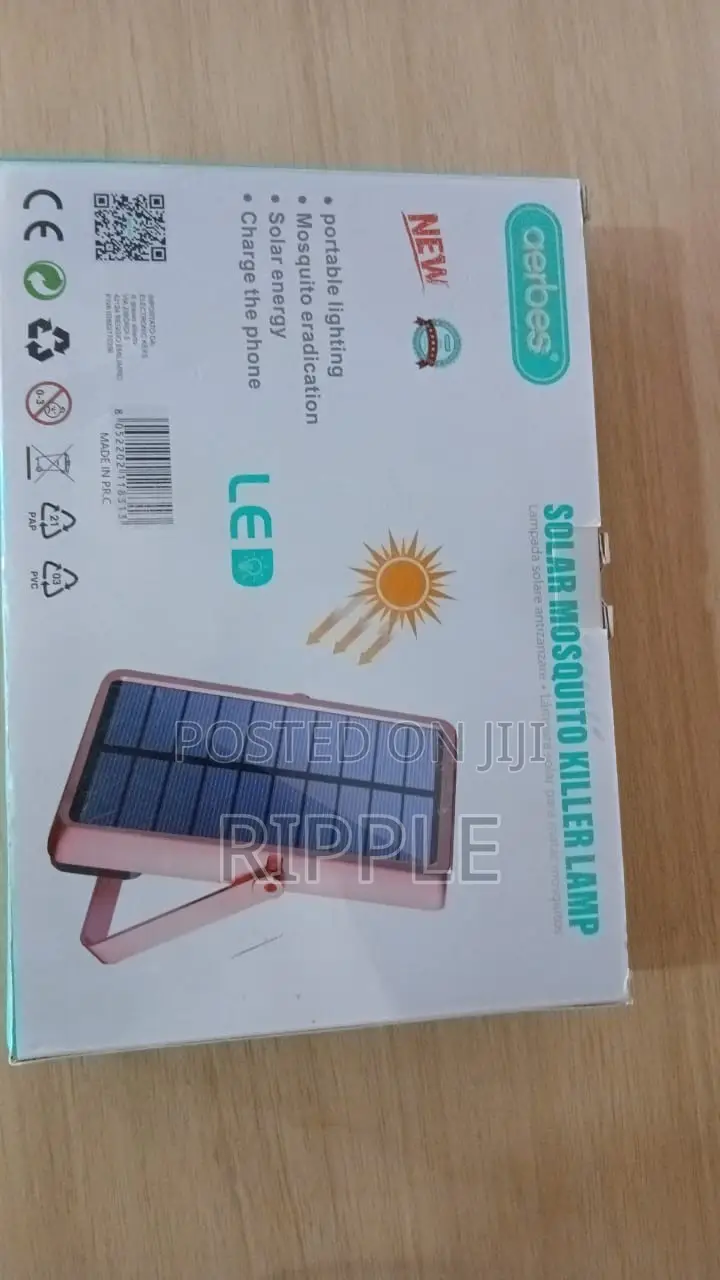 Aerbes 40W Solar Mosquito Killer Lamp With LED Light & USB