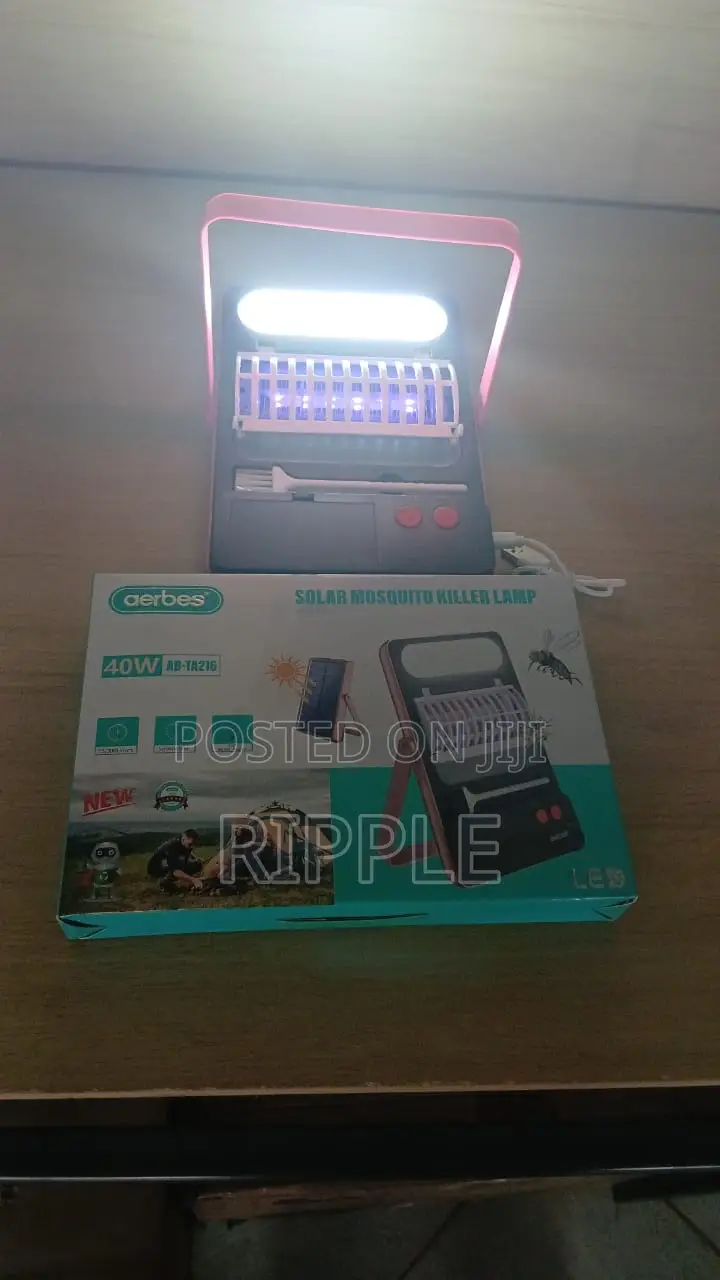 Aerbes 40W Solar Mosquito Killer Lamp With LED Light & USB