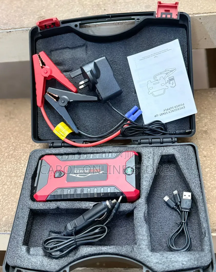 12v High-Power Car Jump Starter and Power Bank Kit